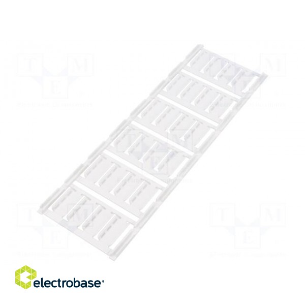 Label | 7÷40mm | polyamide 66 | white | -40÷100°C | cable ties | UL94V-2 image 2