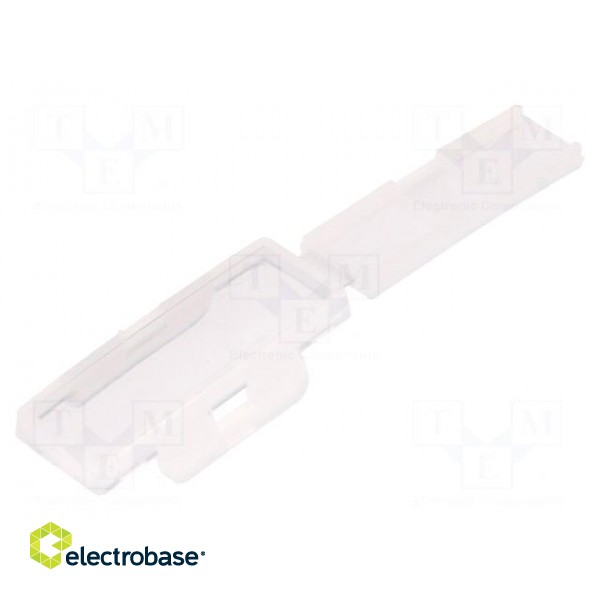 Label | natural | leaded | cable ties | W: 8mm | L: 29mm image 2