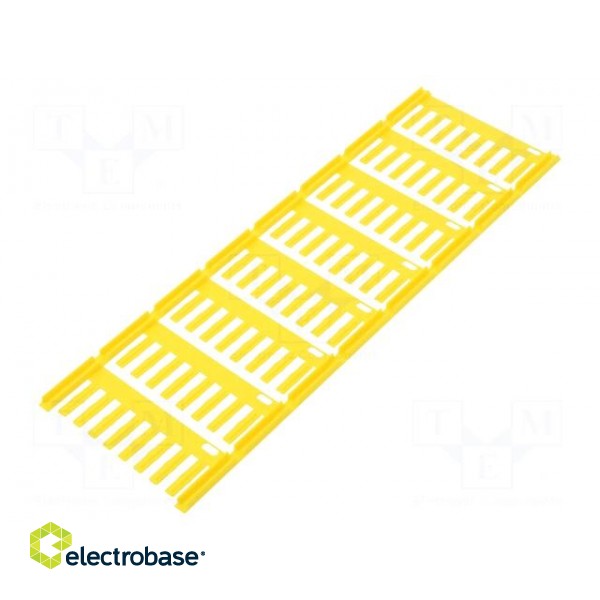 Label | polyamide 66 | yellow | -40÷100°C | slide | VT-TM-I | UL94V-2 image 2