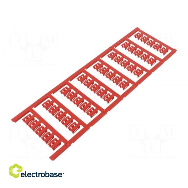 Markers | 1.5÷2.5mm | polyamide 66 | red | -40÷100°C | snap fastener image 1