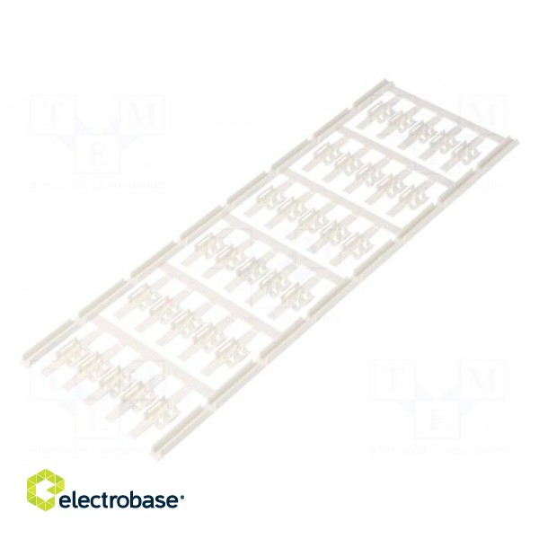 Markers | 1.5÷2.5mm | polyamide 66 | white | -40÷100°C | snap fastener image 2