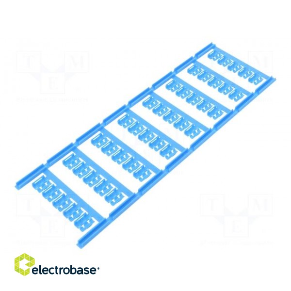 Markers | 2÷3.5mm | polyamide 66 | blue | -40÷100°C | snap fastener paveikslėlis 2