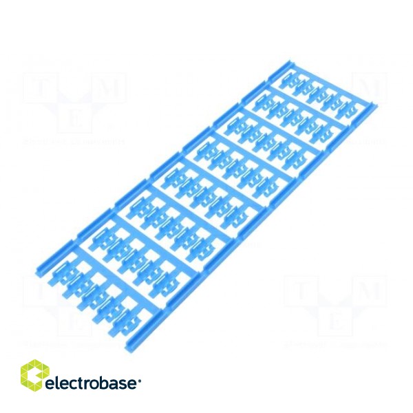 Markers | 2÷3.5mm | polyamide 66 | blue | -40÷100°C | snap fastener paveikslėlis 2
