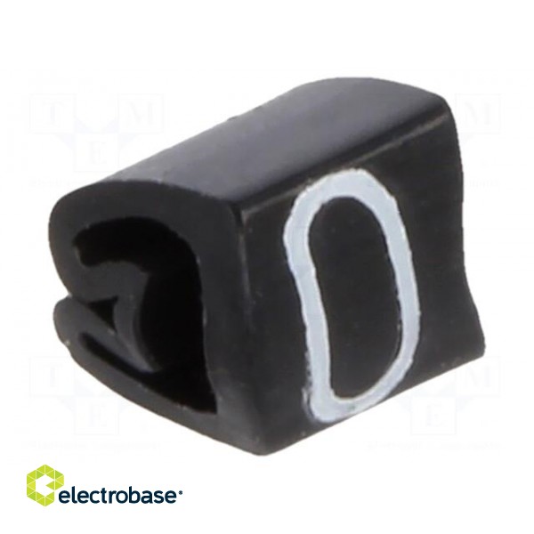 Markers | Marking: 0 | 1.3÷3mm | PVC | black | -30÷80°C | leaded | CLI C