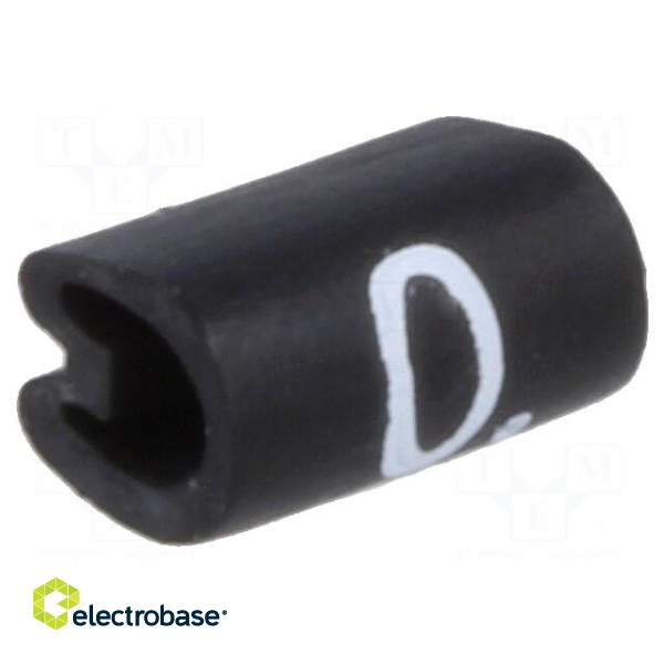 Markers | Marking: 0 | 1.5÷2mm | PVC | black | -45÷70°C | leaded