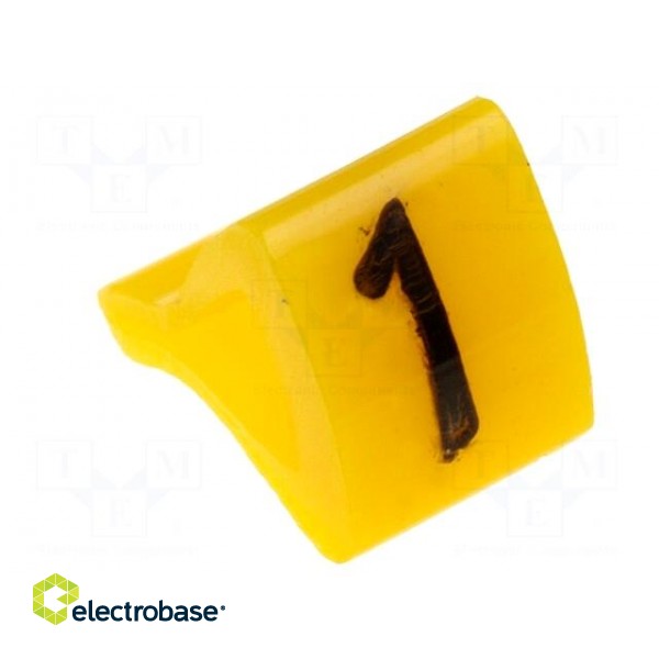 Markers for cables and wires | Label symbol: 1 | 1.7÷3.5mm | H: 7mm