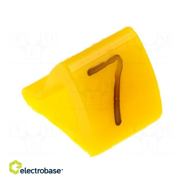 Markers for cables and wires | Label symbol: 7 | 1.7÷3.5mm | H: 7mm