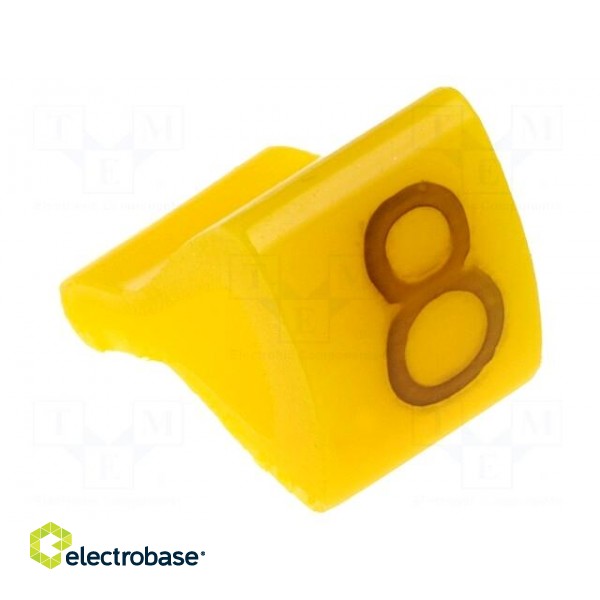 Markers for cables and wires | Label symbol: 8 | 1.7÷3.5mm | H: 7mm