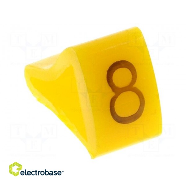 Markers for cables and wires | Label symbol: 8 | 6÷10.5mm | H: 16mm