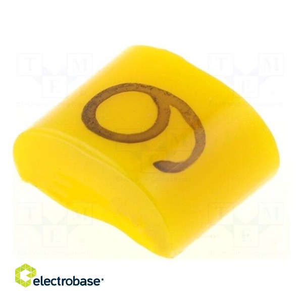 Markers for cables and wires | Label symbol: 9 | 1.1÷2.5mm | H: 3mm