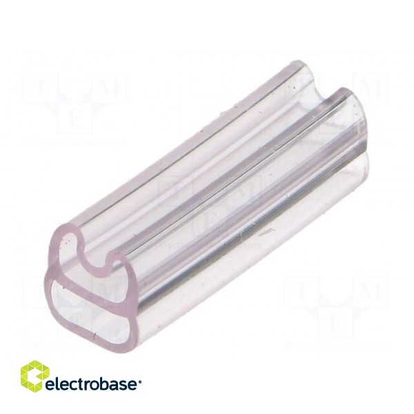 Markers | Marking: empty | 1.5÷2.5mm | PVC | transparent | -40÷80°C