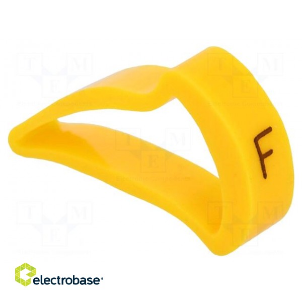 Markers for cables and wires | Label symbol: F | 15÷20mm | H: 25mm