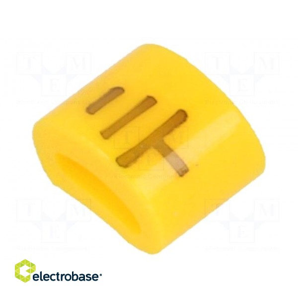 Markers for cables and wires | Label symbol: ground | 1.1÷2.5mm