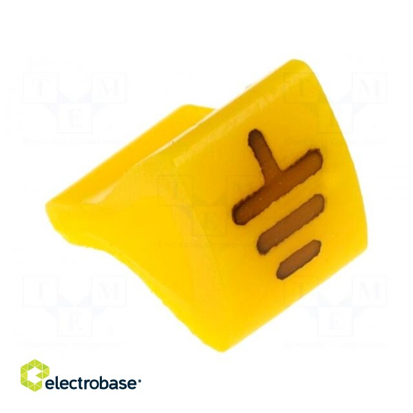 Markers for cables and wires | Label symbol: ground | 6÷10.5mm
