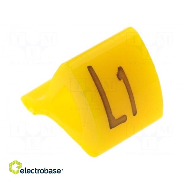 Markers for cables and wires | Label symbol: L1 | 1.7÷3.5mm | H: 7mm