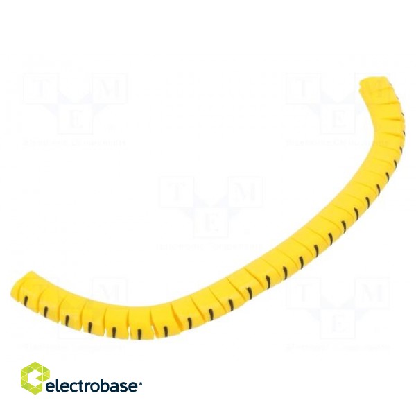 Markers | Marking: L | 2.5÷5mm | PVC | yellow | -30÷60°C | leaded | PA-1