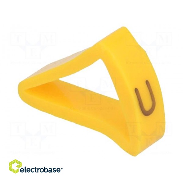 Markers for cables and wires | Label symbol: U | 10÷16mm | H: 21mm