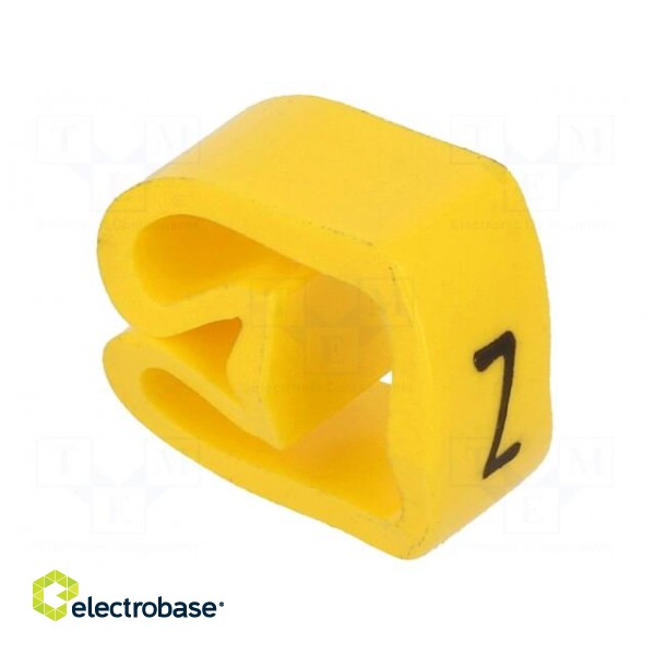 Markers | Marking: Z | 8÷16mm | PVC | yellow | -30÷80°C | leaded | CLI C