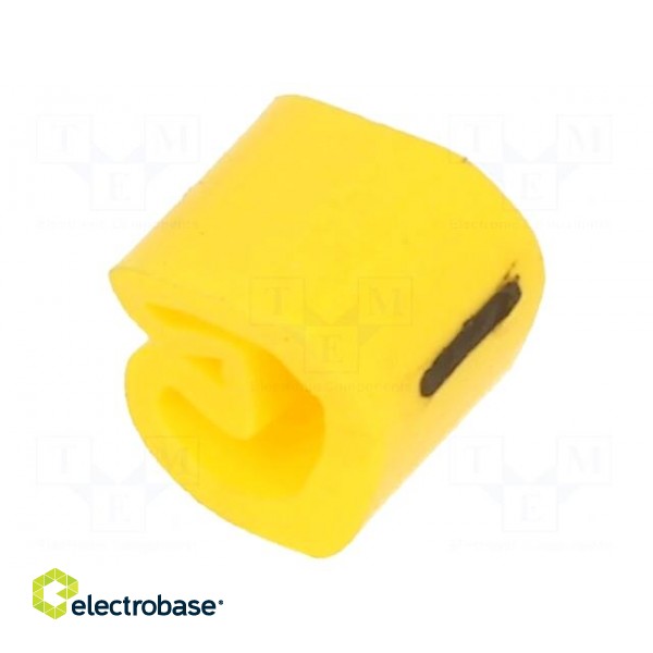 Markers | Marking: - | 1.3÷3mm | PVC | yellow | -30÷80°C | leaded | CLI C