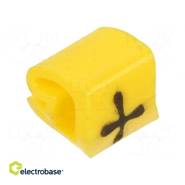 Markers | Marking: + | 1.3÷3mm | PVC | yellow | -30÷80°C | leaded | CLI C