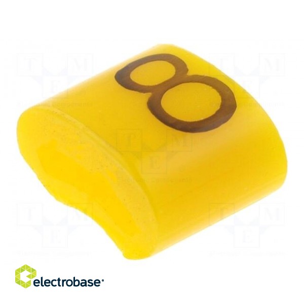 Markers for cables and wires | Label symbol: 8 | 1.1÷2.5mm | H: 3mm