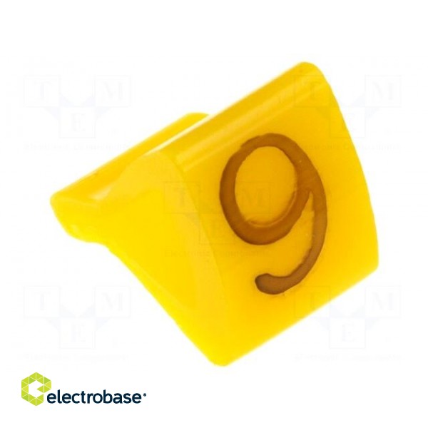 Markers for cables and wires | Label symbol: 9 | 1.7÷3.5mm | H: 7mm