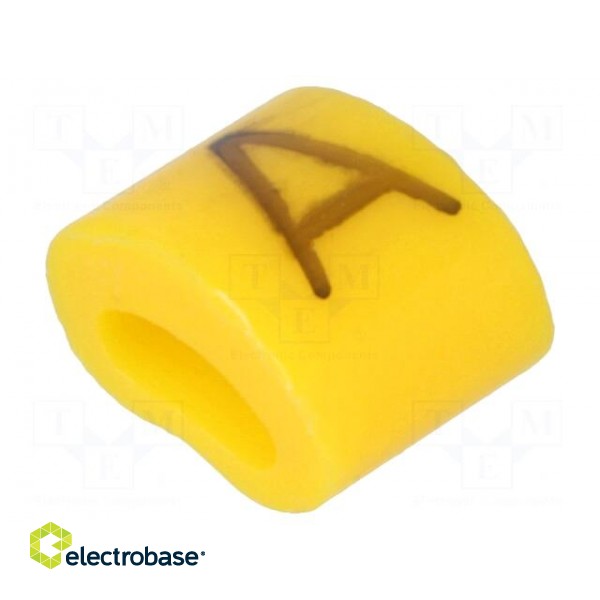 Markers for cables and wires | Label symbol: A | 1.1÷2.5mm | H: 3mm