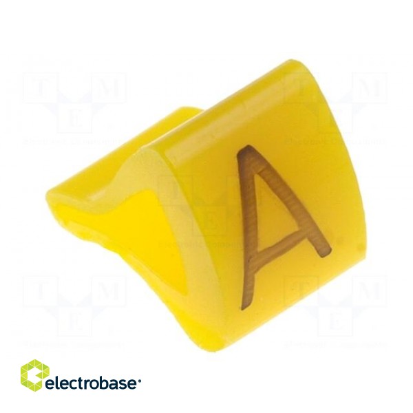 Markers for cables and wires | Label symbol: A | 1.7÷3.5mm | H: 7mm