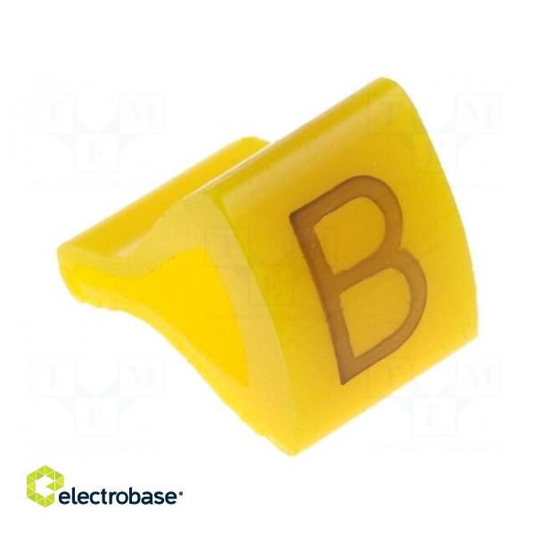Markers for cables and wires | Label symbol: B | 3÷6.5mm | H: 9mm