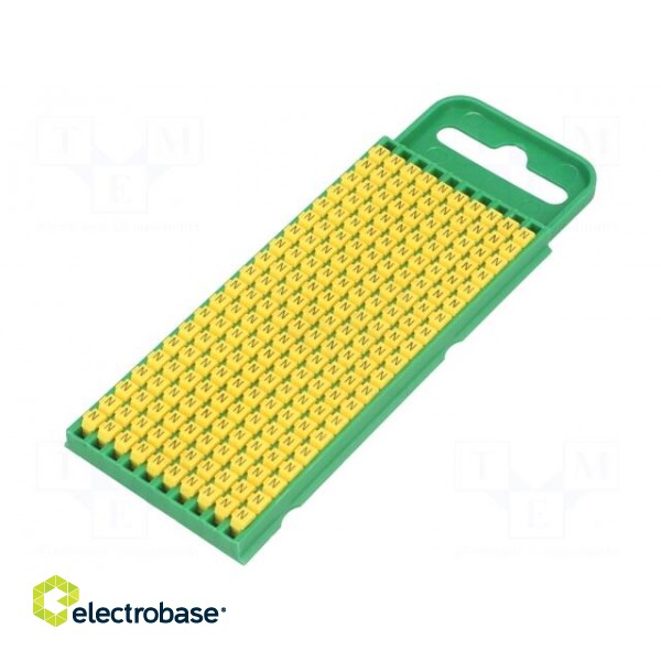 Markers for cables and wires | Label symbol: N | 0.8÷2.2mm | yellow