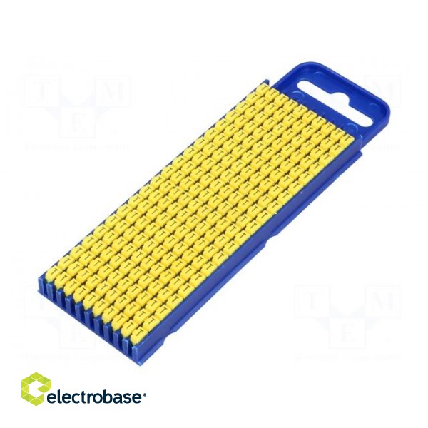 Markers for cables and wires | Label symbol: T | 2.8÷3.8mm | yellow