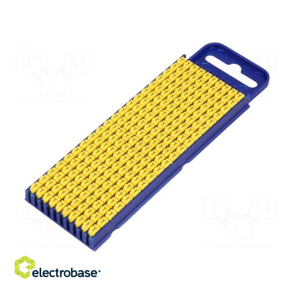 Markers for cables and wires | Label symbol: Y | 2.8÷3.8mm | yellow
