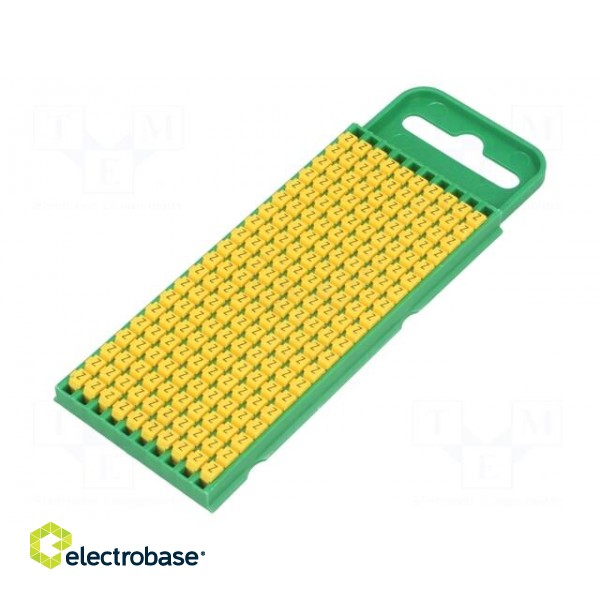 Markers for cables and wires | Label symbol: Z | 0.8÷2.2mm | yellow