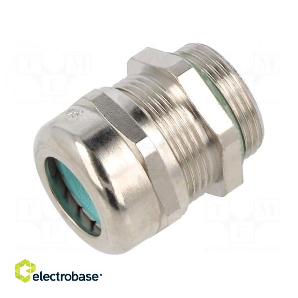 Cable gland | M25 | 1.5 | IP68 | brass | metallic