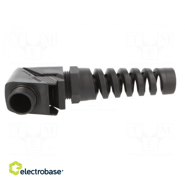 Cable gland | angular,with strain relief | M25 | 1.5 | IP68 | black фото 3
