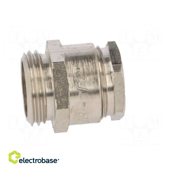 Cable gland | G1/2" | IP54 | brass | 10÷12mm фото 7