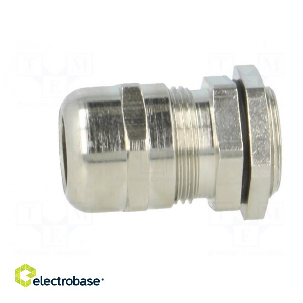 Cable gland | M16 | 1.5 | IP68 | brass | Body plating: nickel | RRPL image 3