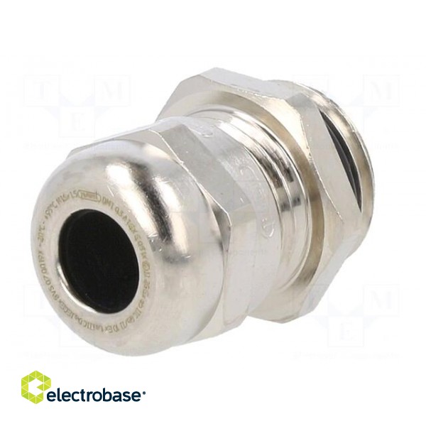 Cable gland | M16 | 1.5 | IP68 | brass | HSK-M-Ex фото 2