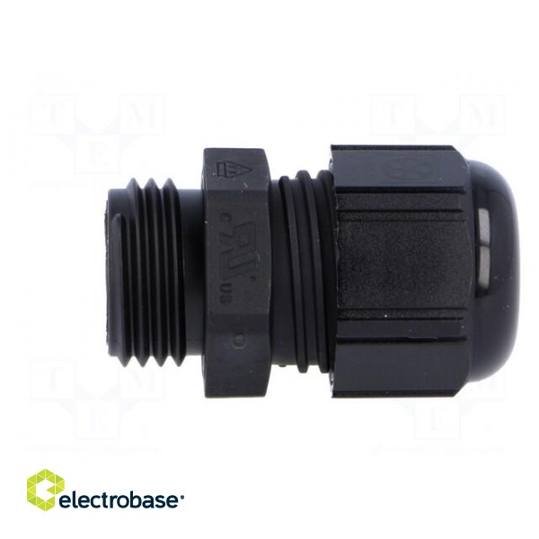 Cable gland | M16 | 1,5 | IP68 | Mat: polyamide | black | UL94V-2 фото 7