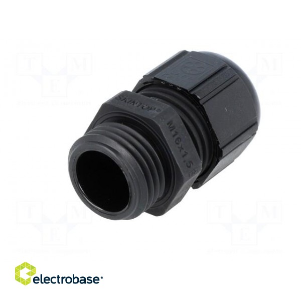 Cable gland | M16 | 1,5 | IP68,IP69K | Mat: polyamide | black фото 6