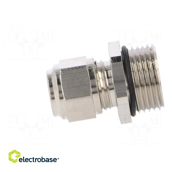 Cable gland | M20 | 1,5 | IP68 | Mat: brass | Body plating: nickel фото 3