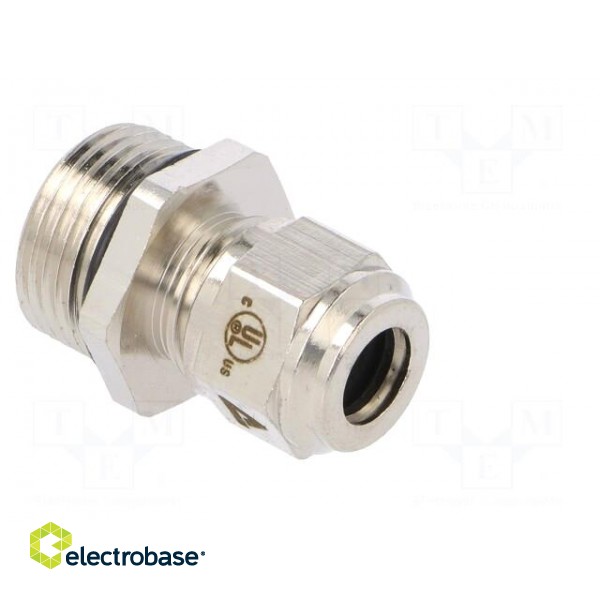 Cable gland | M20 | 1,5 | IP68 | Mat: brass | Body plating: nickel image 8