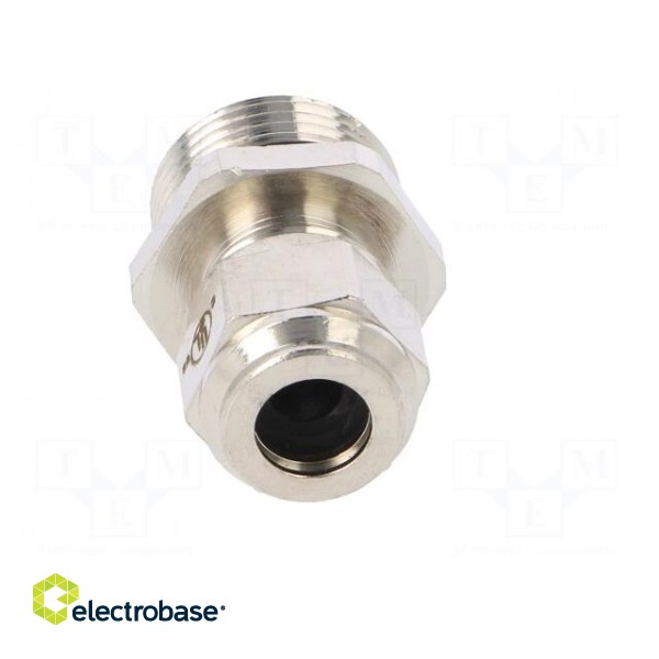 Cable gland | M20 | 1,5 | IP68 | Mat: brass | Body plating: nickel фото 9