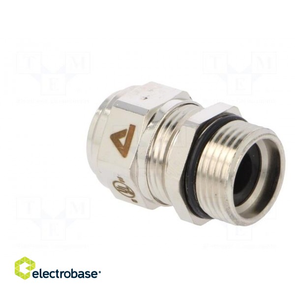 Cable gland | M20 | 1,5 | IP68 | Mat: brass | Body plating: nickel image 4