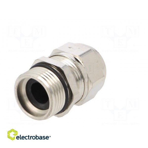 Cable gland | M20 | 1,5 | IP68 | Mat: brass | Body plating: nickel фото 6