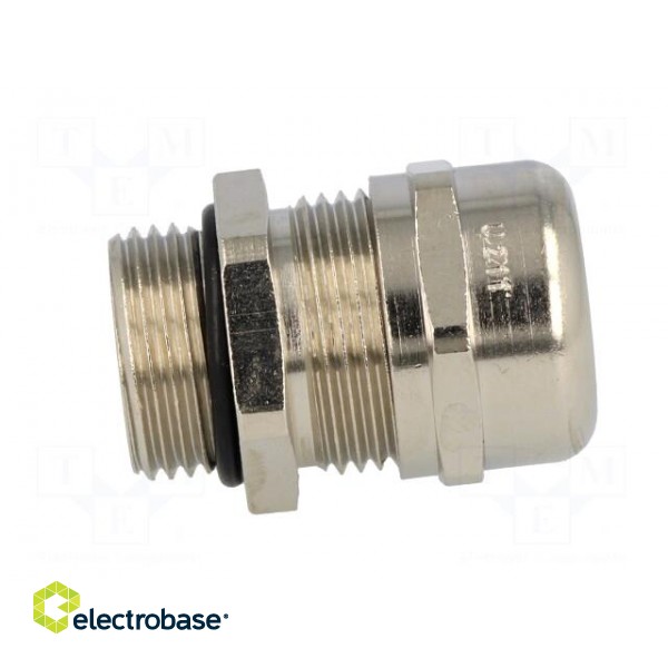 Cable gland | M20 | 1,5 | IP68 | Mat: brass | Body plating: nickel фото 7