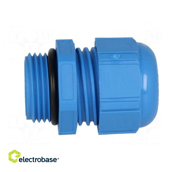 Cable gland | M20 | 1.5 | IP68 | polyamide | blue фото 7