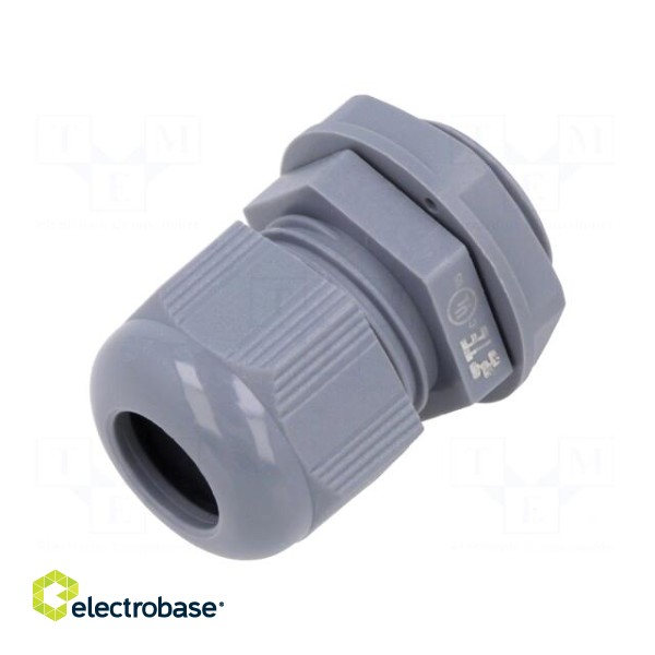 Cable gland | M20 | 1.5 | IP68 | polyamide | grey | Entrelec