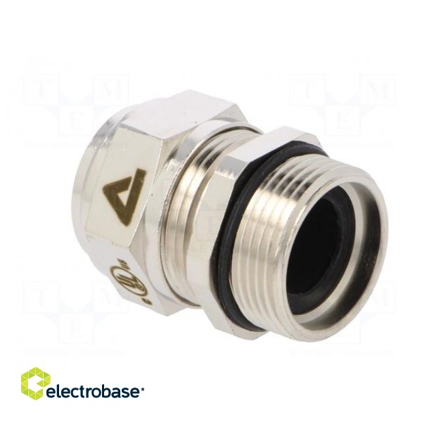Cable gland | M25 | 1,5 | IP68 | Mat: brass | Body plating: nickel image 4