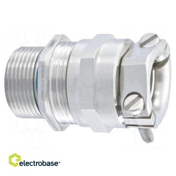 Cable gland | M25 | 1.5 | IP68 | brass | Body plating: nickel